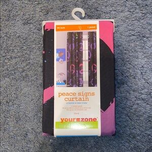 Peace Sign Curtain